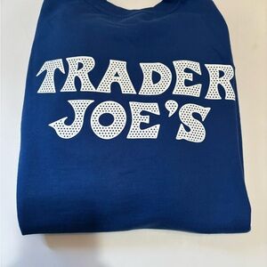 Trader Joe's Blue Crewneck Sweater